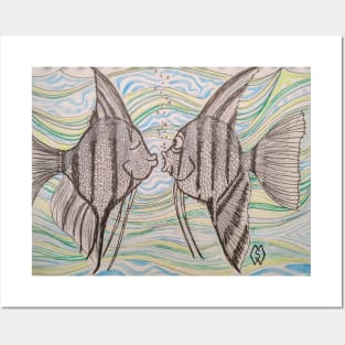 Angelfish Surprise Posters and Art